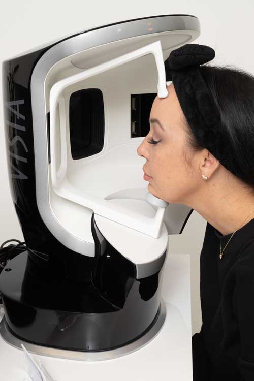 Visia skin complexion analysis